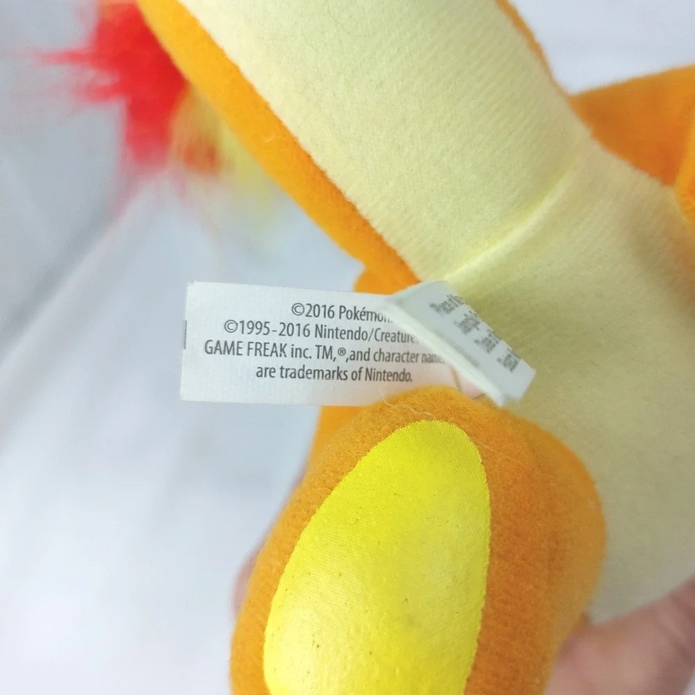 2016 Pokemon Charmander Toy Factory Plush Stuffed Animal Orange 7